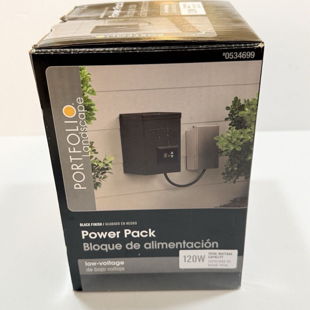 Portfolio 120 Watt 12V Landscape Lighting Low Voltage Transformer Power Pack New - Picture 4 of 9